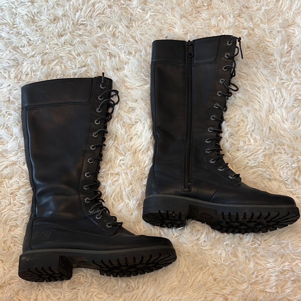 Timberland Black Lace Up Boots
